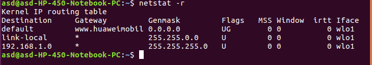 netstat command