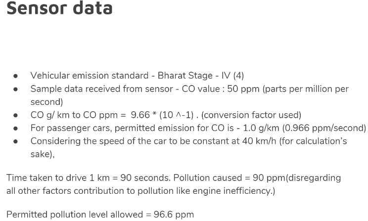 sensor data interpretation