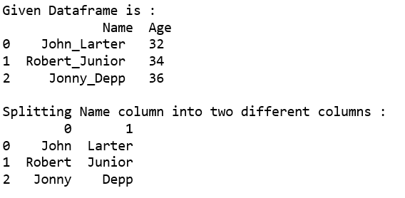 Split A Text Column Into Two Columns In Pandas Dataframe - Geeksforgeeks