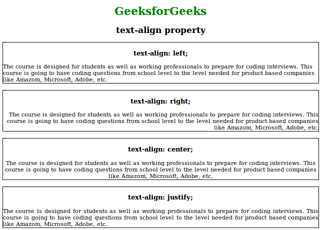 Css align center