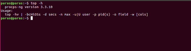 Top Command In Linux With Examples Geeksforgeeks
